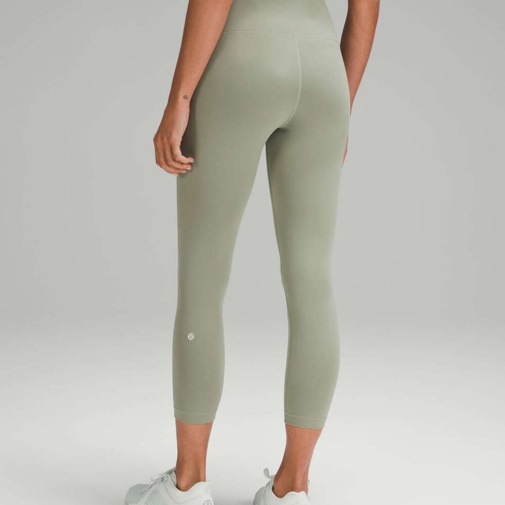 Lululemon Wunder Train High-Rise Crop 23" *Laurel Green